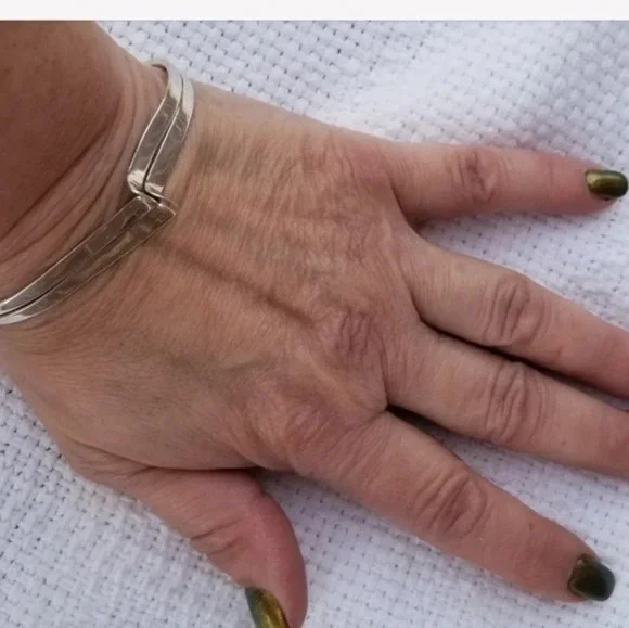 Vintage sterling‎ Modernist bracelet